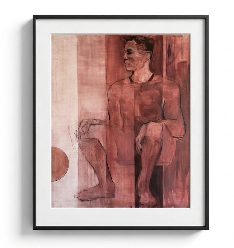 "Football Player" Print