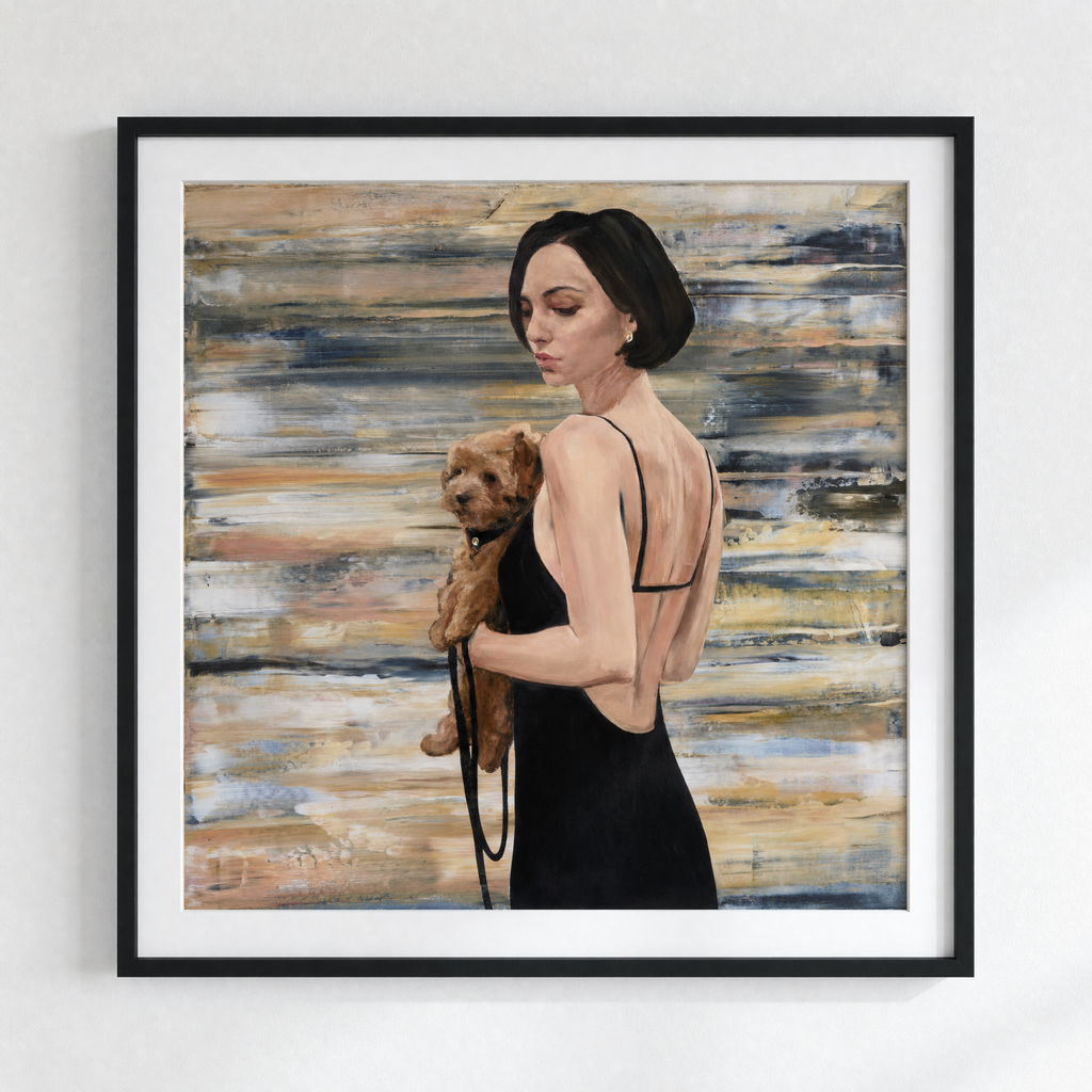 "Lady & Dog" Print