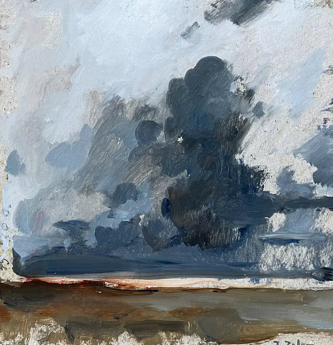 "Landscape with clouds" Original